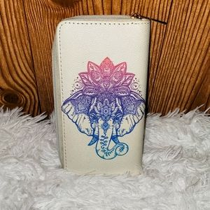 Women's Wallet with Elephant Logo